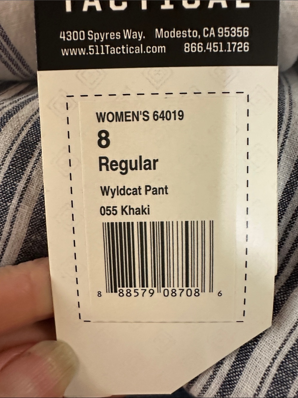 5.11 Tactical Tan Slim Utility Pants - Picture 6 of 6